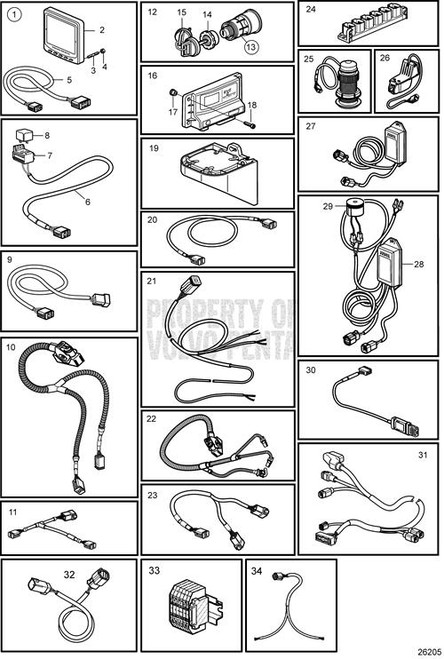 Wiring Harness(V2) - Volvo Penta (21397286)