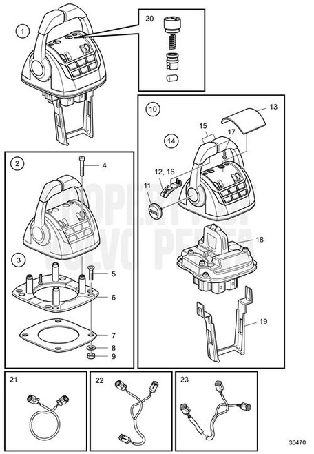 Cable(V2) - Volvo Penta (21450563)