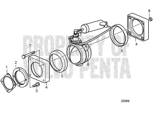 Exhaust Brake(V2) - Volvo Penta (21479714)