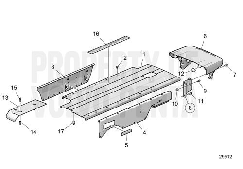 Cover - Volvo Penta (21721137)