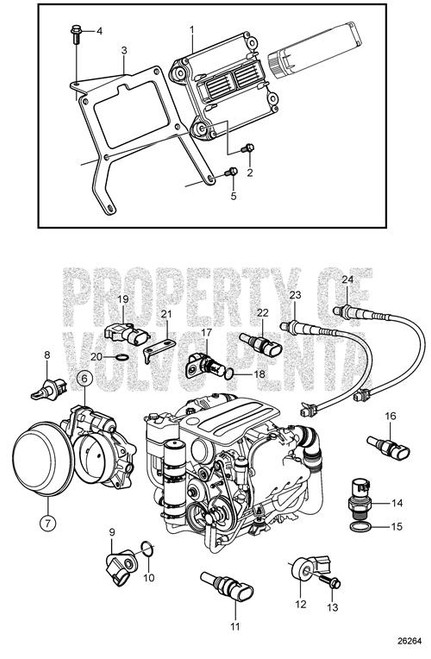 Sensor(V2) - Volvo Penta (21789059)