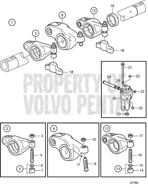 Rocker Arm (V2) - Volvo Penta (21881185)