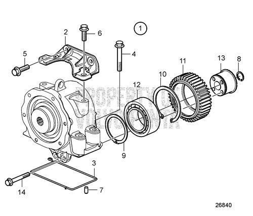 Roller Bearing (V2) - Volvo Penta (22016780)