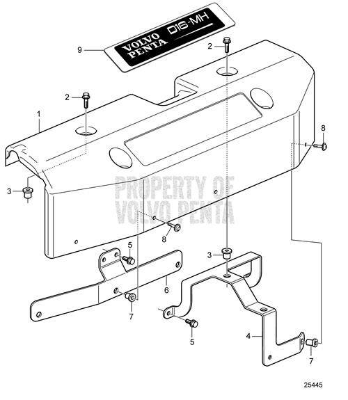Bracket(V2) - Volvo Penta (22026620)