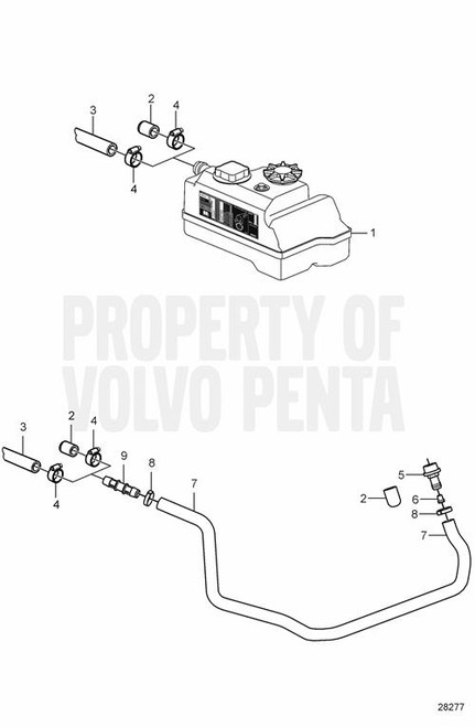 Hose (V2) - Volvo Penta (22029597)