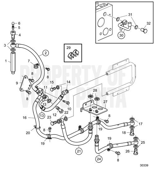 Charge Air Cooler (V2) - Volvo Penta (22251264)