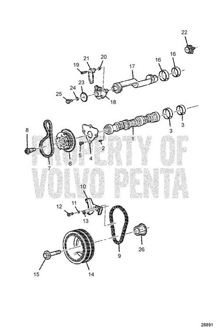 Engine Mounting(V2) - Volvo Penta (22449142)