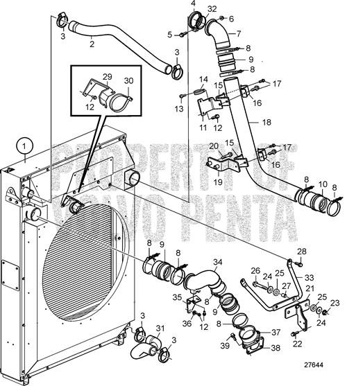 Bracket(V2) - Volvo Penta (22471286)