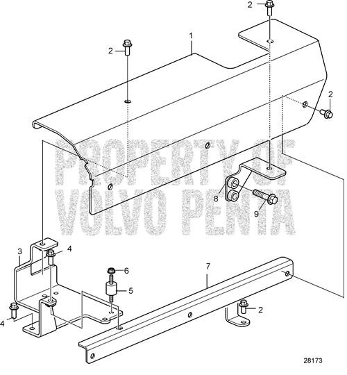 Bracket(V2) - Volvo Penta (22490370)