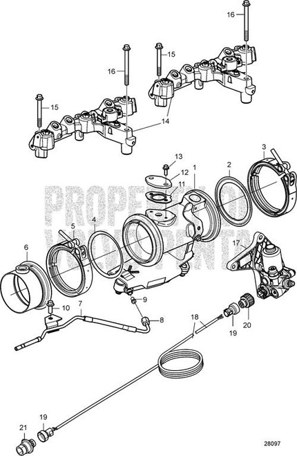 Flange - Volvo Penta (22547921)