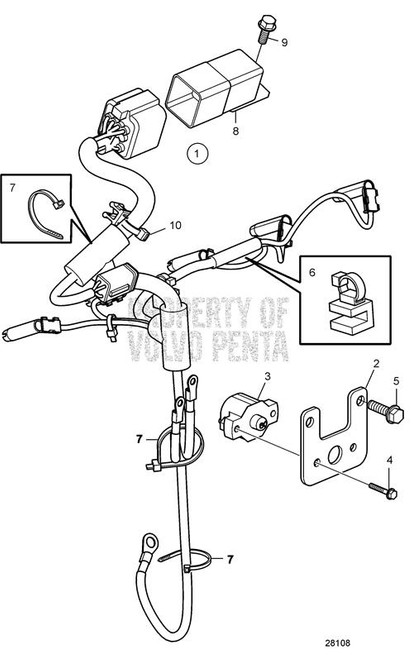 Wiring Harness (V2) - Volvo Penta (22548170)