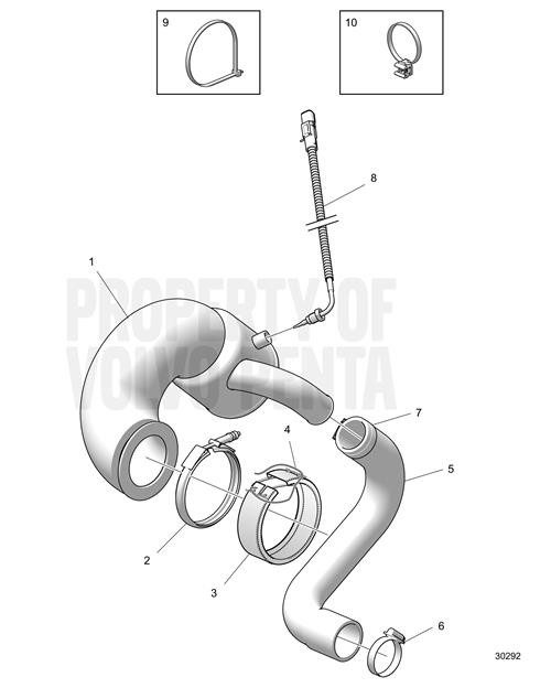 Exhaust Riser Kit(V2) - Volvo Penta (22671227)