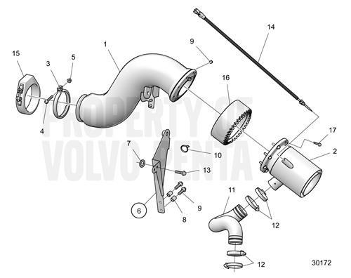 Bearing Housing(V2) - Volvo Penta (22692047)