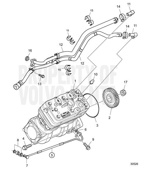 Pressure Hose - Volvo Penta (22701992)