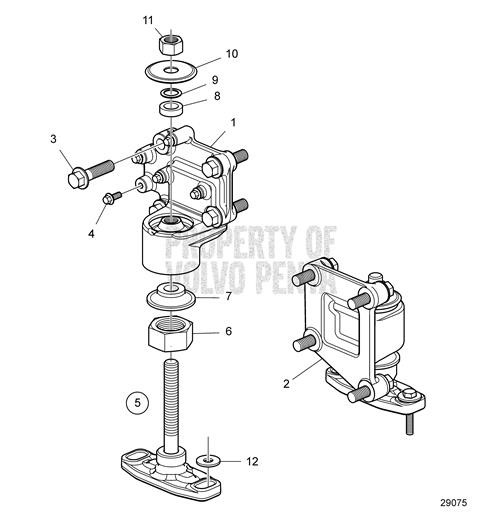 Engine Mounting - Volvo Penta (22797065)