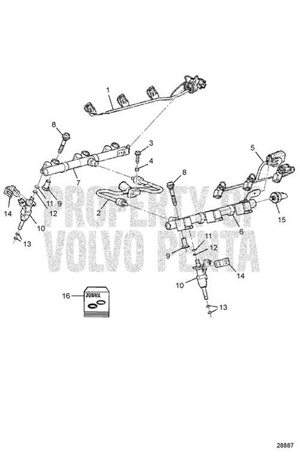 Wiring Harness(V2) - Volvo Penta (22844723)