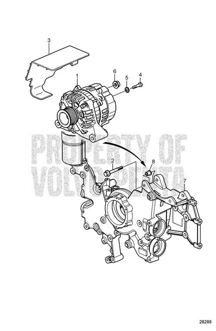 Gasket(V2) - Volvo Penta (22844949)