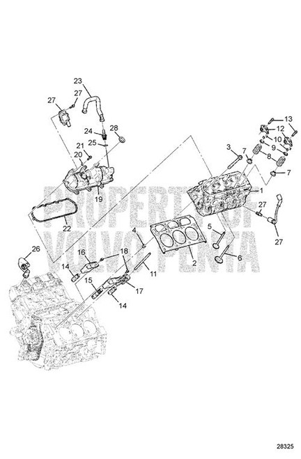 Valve(V2) - Volvo Penta (22844990)