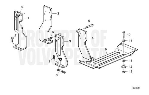 Engine Bracket - Volvo Penta (22906536)