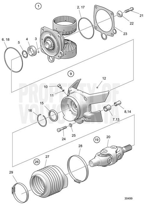 Snap Ring(V2) - Volvo Penta (22988357)