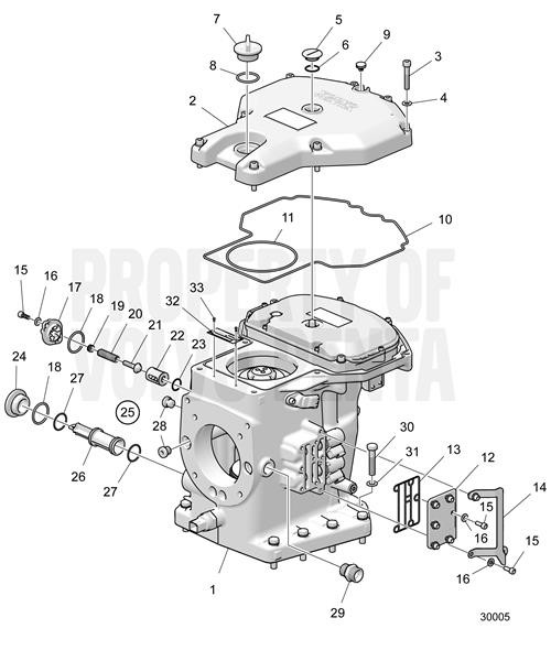 Cover(V2) - Volvo Penta (23017079)