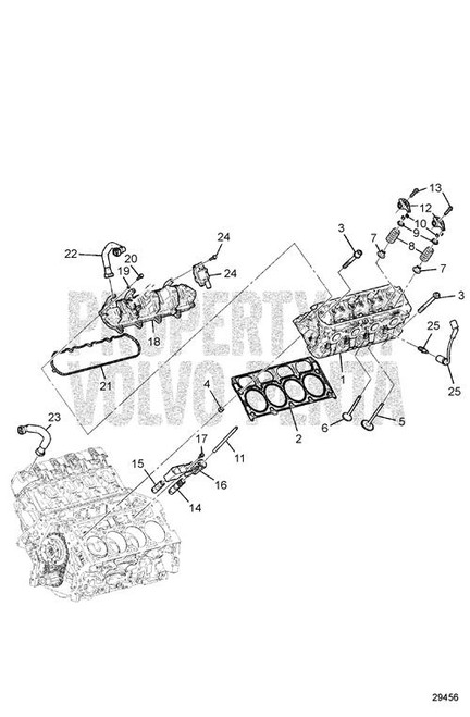 Spring(V2) - Volvo Penta (23034282)