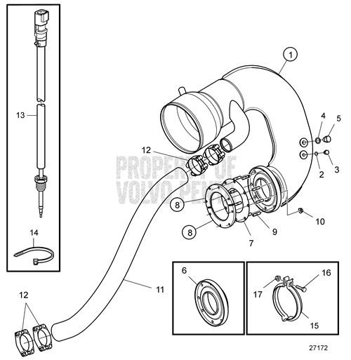 Exhaust Riser - Volvo Penta (23034952)