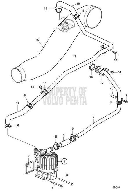 Bracket(V2) - Volvo Penta (23259173)