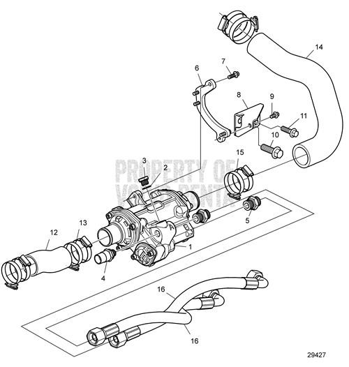 Bracket(V2) - Volvo Penta (23259181)