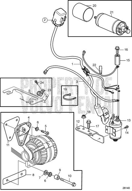 Bracket(V2) - Volvo Penta (23378843)