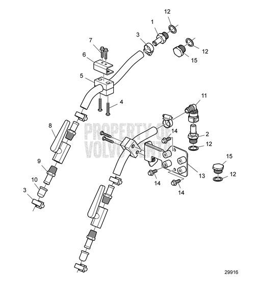 Bracket(V2) - Volvo Penta (23432118)