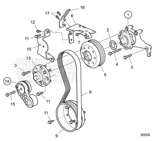 Bracket(V2) - Volvo Penta (23526228)