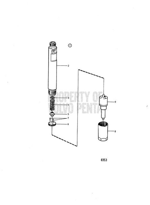 Adjusting Washer(V2) - Volvo Penta (243485)