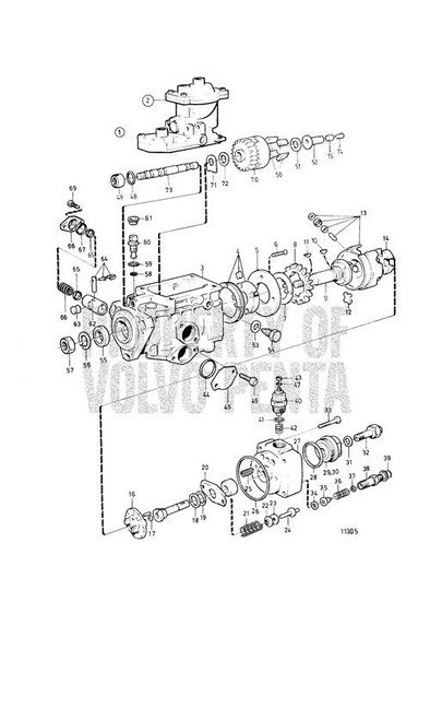 Compression Spring(V2) - Volvo Penta (244928)