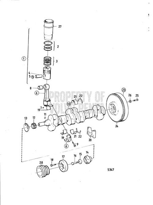 Big-End Bearing Kit(V2) - Volvo Penta (270103)