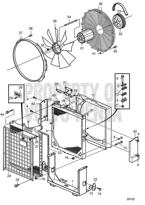 Charge Air Cooler(V2) - Volvo Penta (3183748)