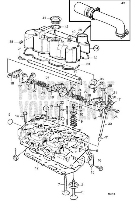 Valve Spring Washer(V2) - Volvo Penta (3580307)