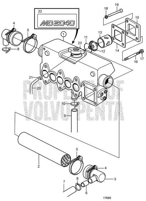 Cap(V2) - Volvo Penta (3580517)