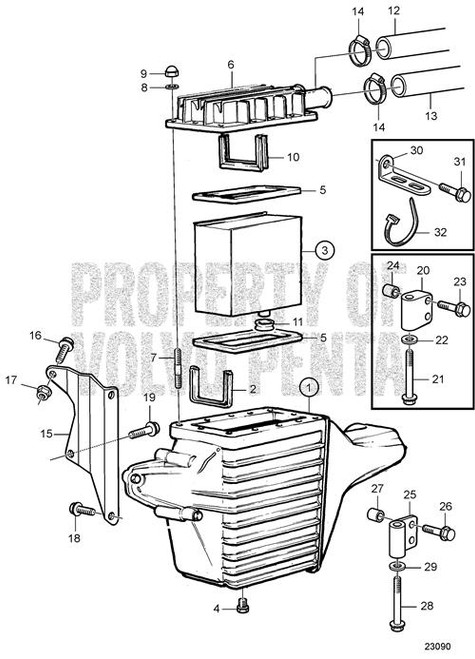 Bracket(V2) - Volvo Penta (3580762)