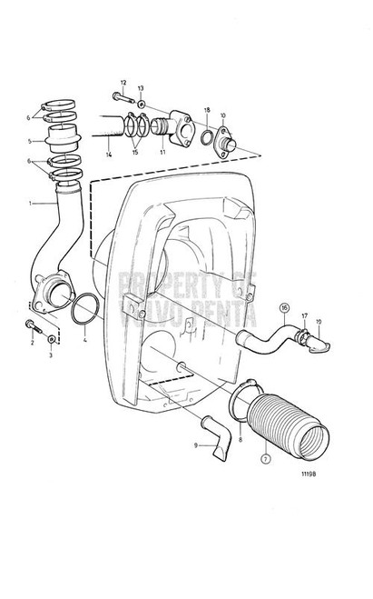 Exhaust Pipe - Volvo Penta (3581130)