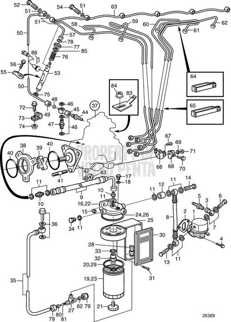 Washer(V2) - Volvo Penta (3581958)