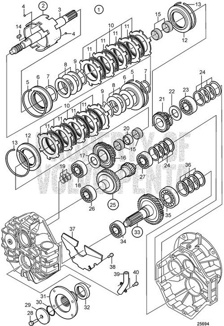 Baffle Plate(V2) - Volvo Penta (3582071)