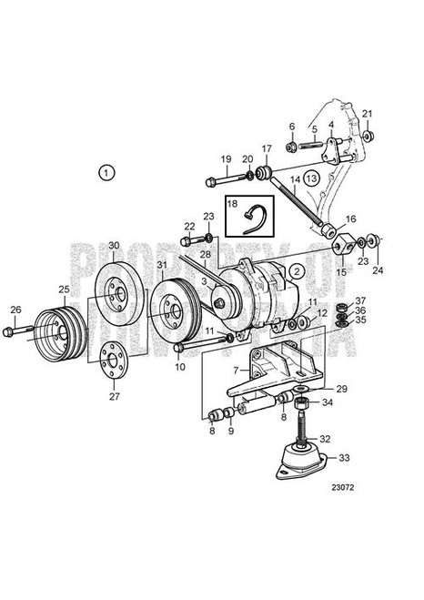 Bracket(V2) - Volvo Penta (3582730)