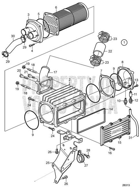 Connecting Pipe(V2) - Volvo Penta (3582786)