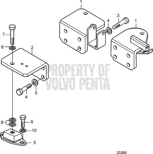 Engine Mounting(V2) - Volvo Penta (3583069)