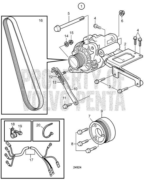 Spacer(V2) - Volvo Penta (3583572)