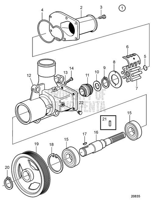 Cap(V2) - Volvo Penta (3583613)