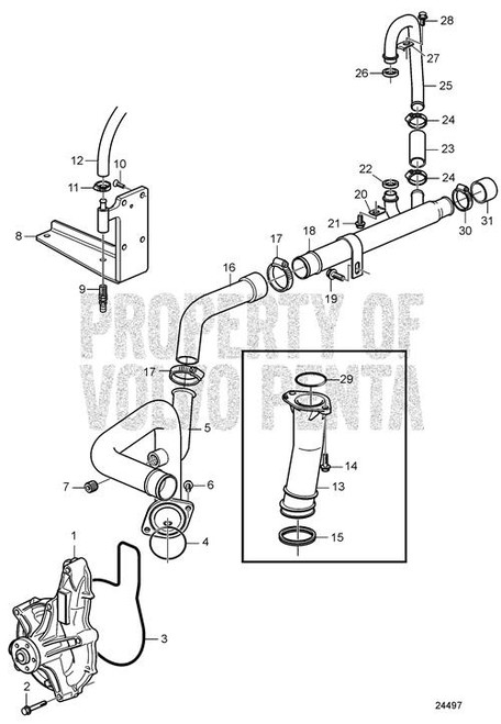 Adapter(V2) - Volvo Penta (3584111)