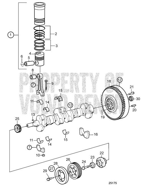 Piston Ring Kit(V2) - Volvo Penta (3586758)