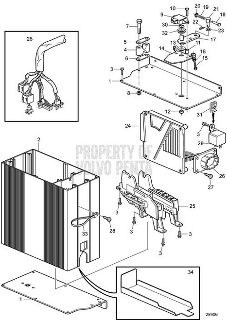 Control Unit(V2) - Volvo Penta (3586930)